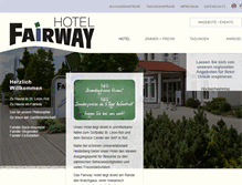 Tablet Screenshot of fairway-hotel.de